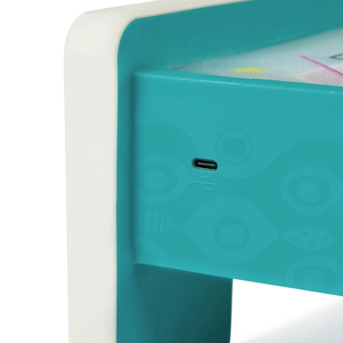 Edukacyjny podświetlany stolik do rysowania dla dziecka 71 elementów Look & Shine B.Toys