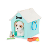 Chatka z pieskiem i akcesoriami do kreatywnej zabawy Puppy Place Our Generation