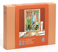 Djeco Atelier Grands Augustins Zestaw artystyczny dla dorosłych Atelier 22 Tygrys w zaroślach