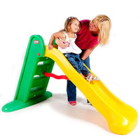 Little Tikes duża Zjeżdżalnia ogrodowa 150 cm słoneczne kolory do zabawy na świeżym powietrzu
