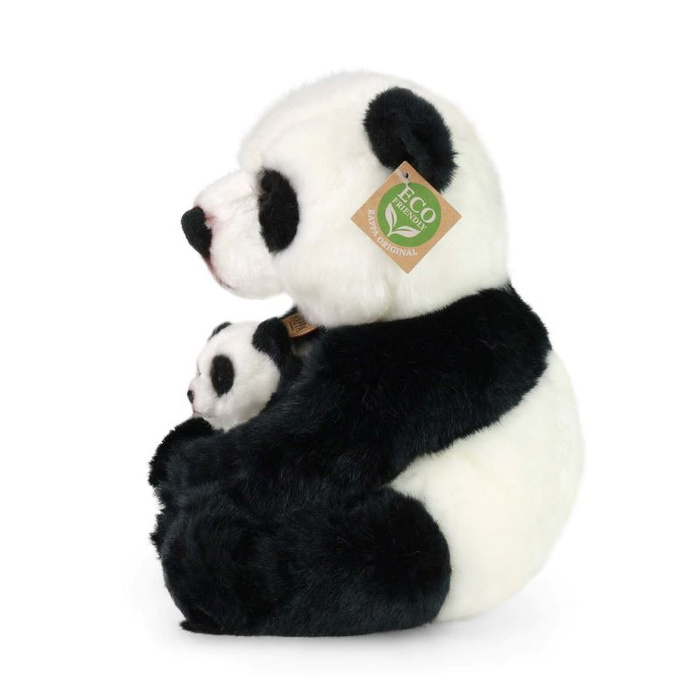 Pluszak dla dzieci Panda z młodym 27 cm Rappa