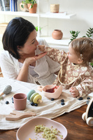 Beaba Komplet naczyń z silikonu pink