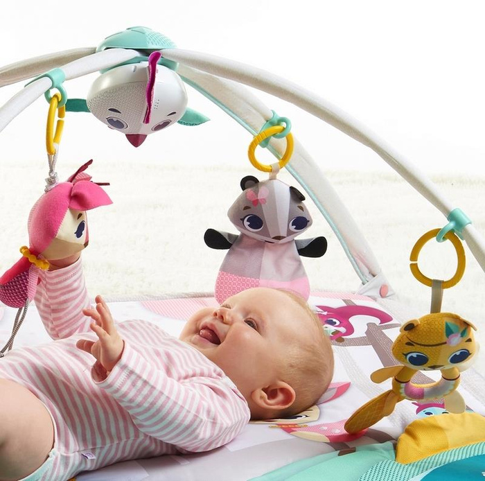 Tiny Love wielofunkcyjna Mata sensoryczna z pałąkami Gimnastyka dla bobasów Mała Księżniczka