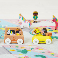 Mata dla dzieci do zabawy z drogą Zaczarowane królestwo Cross Roads Janod