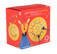 Bębenek językowy żółty Les Popipop Moulin Roty