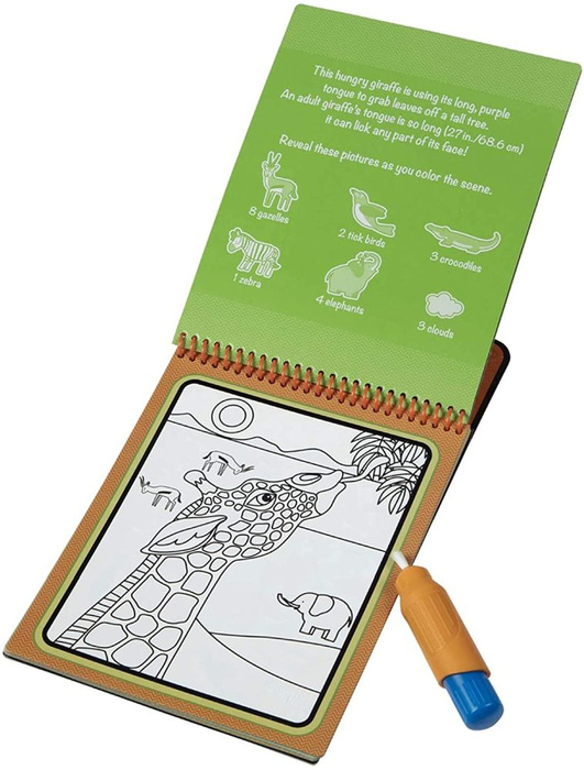 Wodna kolorowanka wielokrotnego użytku Water Wow Safari Melissa & Doug