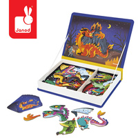 Układanka magnetyczna Smoki Magnetibook Janod