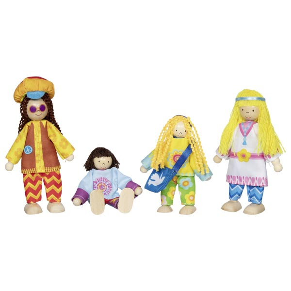 Elastyczne laleczki Rodzina Love & Harmony Goki