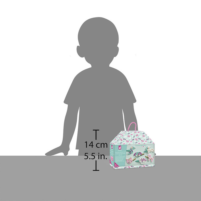 Zestaw kreatywny dla dzieci do tworzenia biżuterii brokatowe spinki do włosów Pieski i kotki Janod