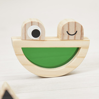 Klocki drewniane dla dzieci sensoryczne przeźroczyste kolorowe Janod