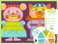 Malowanie z paletą farb Mali Przyjaciele Djeco