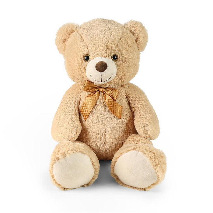 Duży miś pluszowy Ron 78 cm jasnobrązowy Rappa maskotki