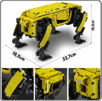 MOULD KING zdalnie sterowany Robot Pies Boston Dog Klocki 921 elementów