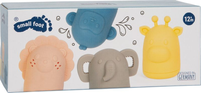 Silikonowe zabawki do kąpieli dla dzieci 4 Zwierzątka Small Foot