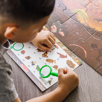 Dwustronne puzzle podłogowe 2w1 szukaj i znajdź Let’s Explore 48 el. Melissa & Doug