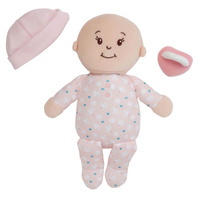 Zestaw dla dzieci lalka Peach i przenośne łóżeczko Love Stella Manhattan Toy