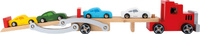 Drewniana ciężarówka z lawetą i samochodzikami Small Foot