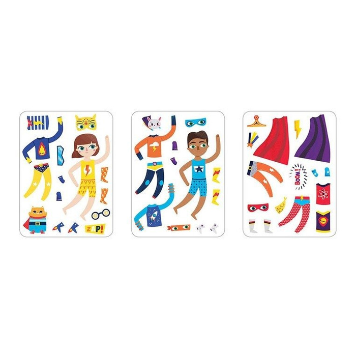 Magnetyczna układanka Super dzieciaki 40 el Mudpuppy