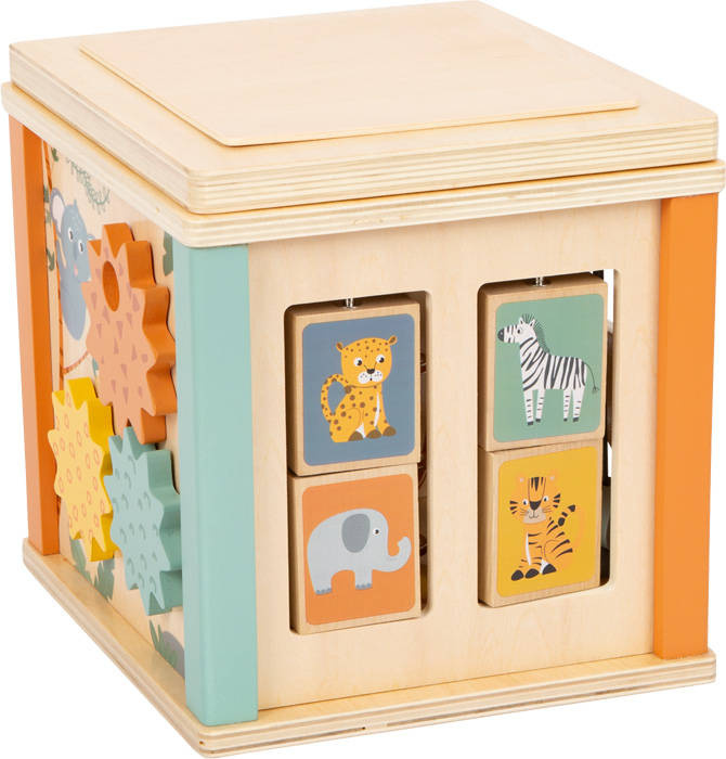 Drewniana kostka edukacyjna Safari Small Foot