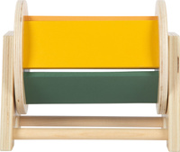 Sensoryczny bęben obrotowy Montessori z drewnianą kulką Small Foot