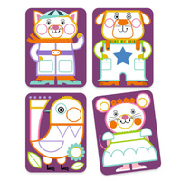 Malowanie z paletą farb Mali Przyjaciele Djeco