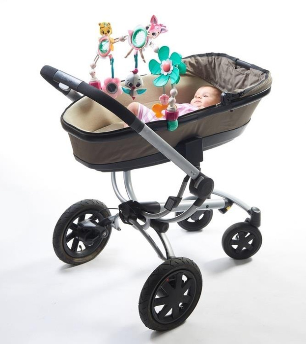 Tiny Love Pałąk z interaktywnymi zabawkami do wózka, fotelika i leżaczka w podróży i w domu Świat Małej Księżniczki