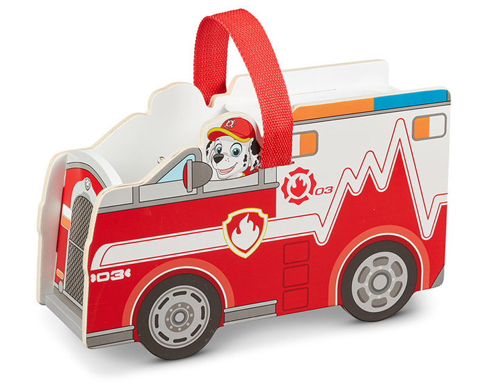 Ambulans drewniany pojazd ratunkowy z akcesoriami Psi Patrol Marshall's Melissa and Doug