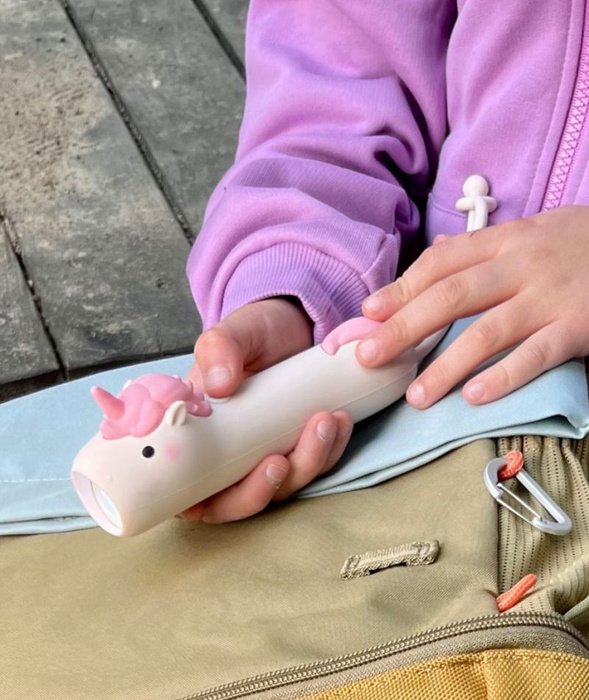 Latarka dziecięca Jednorożec Pinky Rabbit & Friends