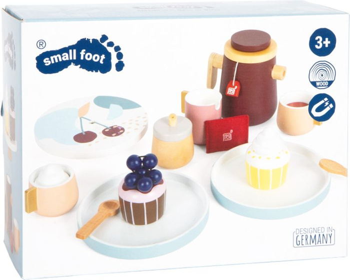 Drewniana zastawa do kawy i herbaty dla dzieci Tasty Small Foot