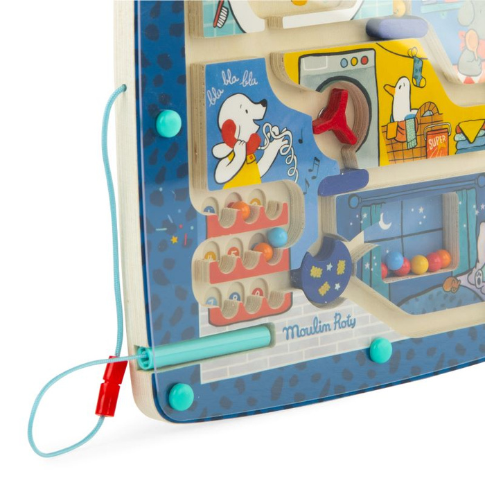 Labirynt magnetyczny Zwierzątka w domu PUCE&PILOU Moulin Roty 684084