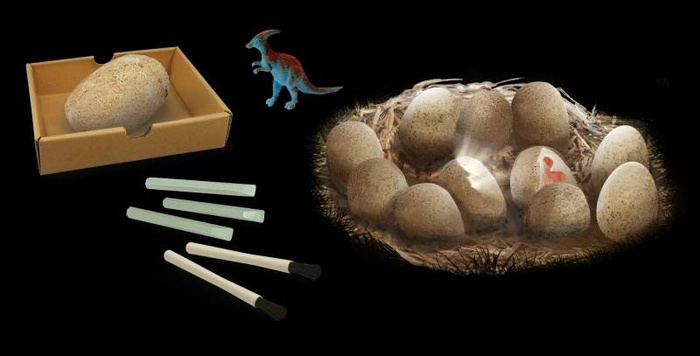 Mega paka jajek dinozaura - 12 sztuk 2138 Buki