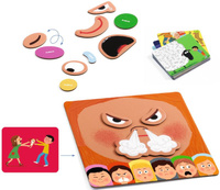Magnetyczna gra edukacyjna dla dzieci Emotico Djeco rozpoznawanie emocji
