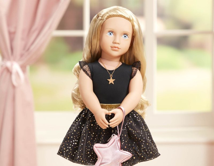 Lalka STELLA 46cm z dodatkowymi ubrankami i akcesoriami Zestaw prezentowy Our Generation