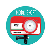 CamPro Aparat 2w1 kamerka do kasku na hulajnogę i rower Buki