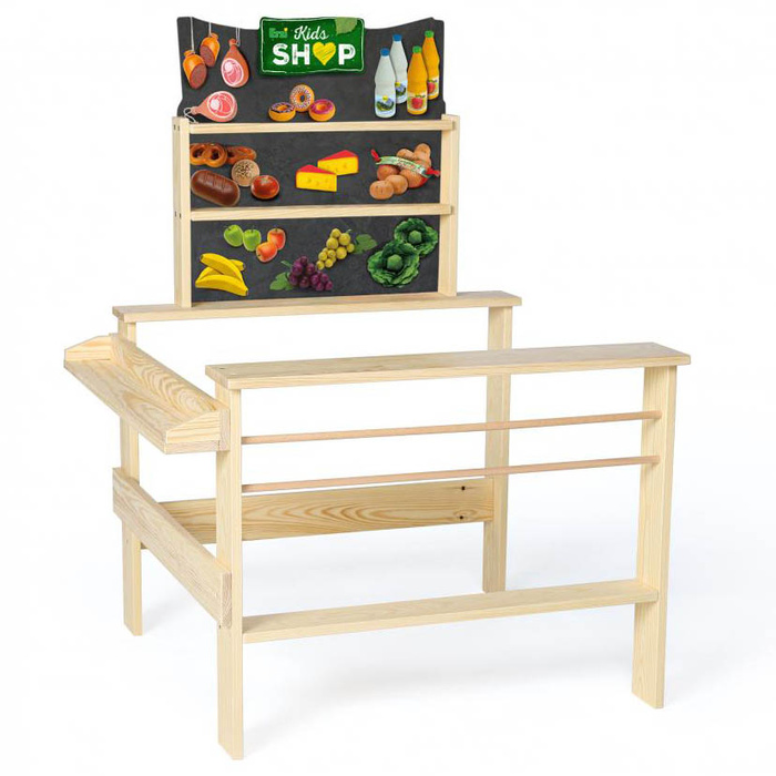 Drewniany sklep dla dzieci stragan stoisko Kids Shop Erzi