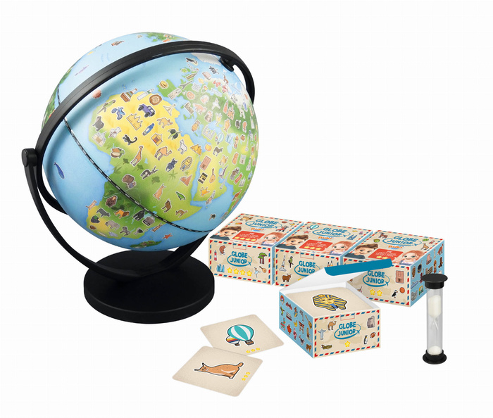 Ilustrowany globus dla dzieci Junior Buki