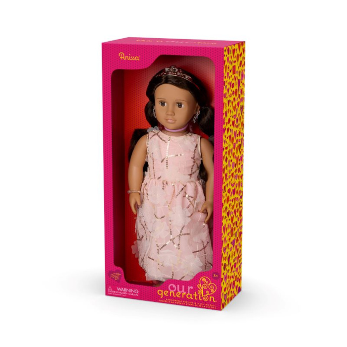 Lalka Anissa z przebitymi uszami 46 cm Our Generation