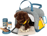 Pluszowy piesek z akcesoriami w torbie Small Foot