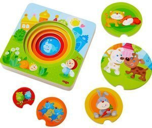 Puzzle warstwowe Małe zwierzątka Haba