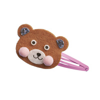 Zestaw kreatywny dla dzieci do tworzenia biżuterii brokatowe spinki do włosów Leśne zwierzątka Janod