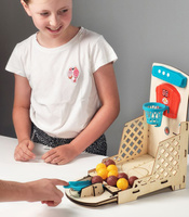 Elektroniczna mini koszykówka z grami Buki