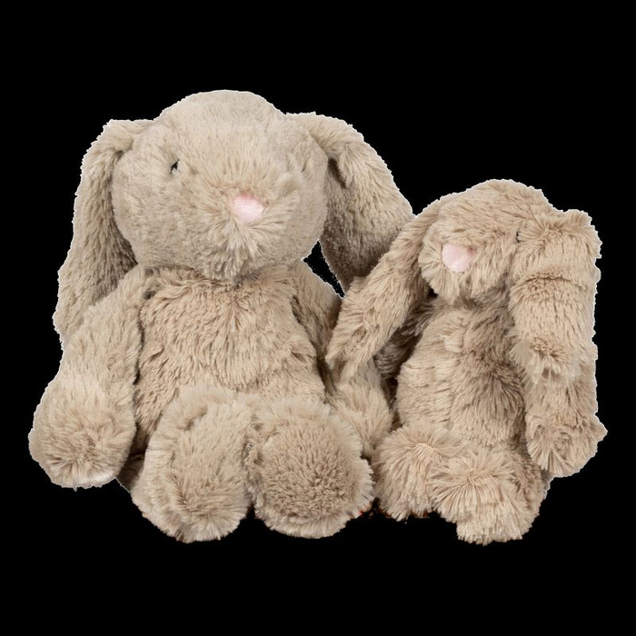 Króliczki Mama i maleństwo maskotki dla dzieci 27 cm i 19 cm Astrup