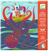 Wydrapywanka kreatywna podwodny świat Djeco