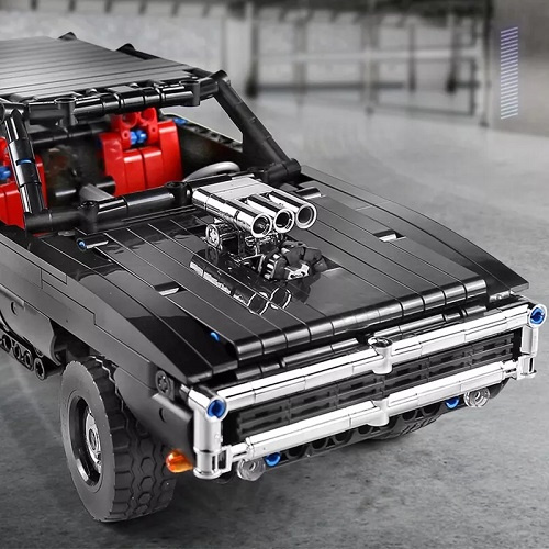MOULD KING Klocki konstrukcyjne Dodge Charger R/T Muscle Car RC 1:12 - 1098 elementów