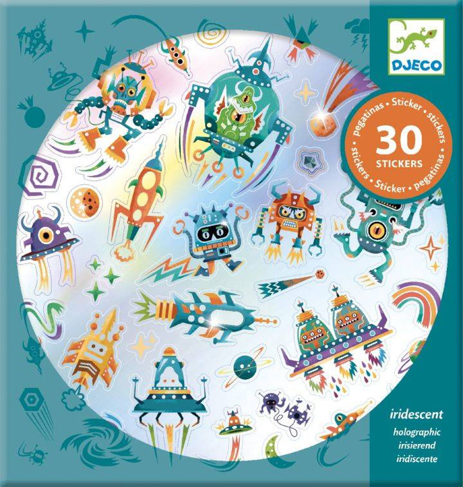 Naklejki holograficzne Intergalaktyka 30 el Djeco 