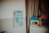 Miękka tablica aktywizująca dla dzieci Kalendarz Lilliputiens