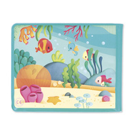 Książeczka dla dzieci do kąpieli z psikawkami Przyjęcia nad wodą Janod