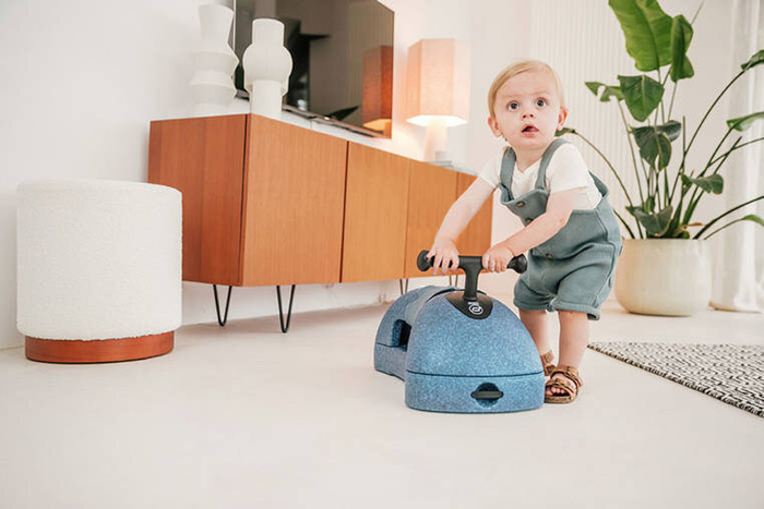 Scootandride My First jeździk pchacz dla dzieci 3w1 6 m+ Steel niebieski