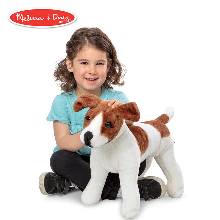 Przytulanka dla dzieci 50 cm Pies Jack Russell Terrier Melissa and Doug 
