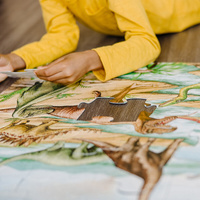 Duże puzzle podłogowe Dinozaury i ich naturalny krajobraz 48 el. Melissa and Doug